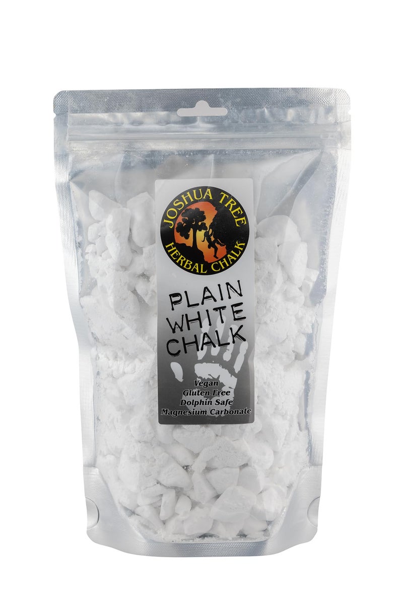 JOSHUA TREE Herbal Loose Chalk for Climbing and Gymnastics - Plain White Chalk (Unscented)